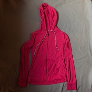 Tight Fit Zip Up Sweatshirt